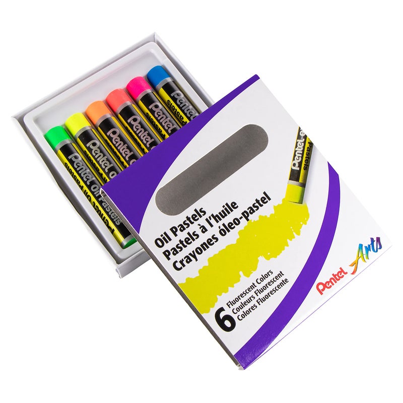 Pentel Arts Fluorescent Oil Pastels - Image 1